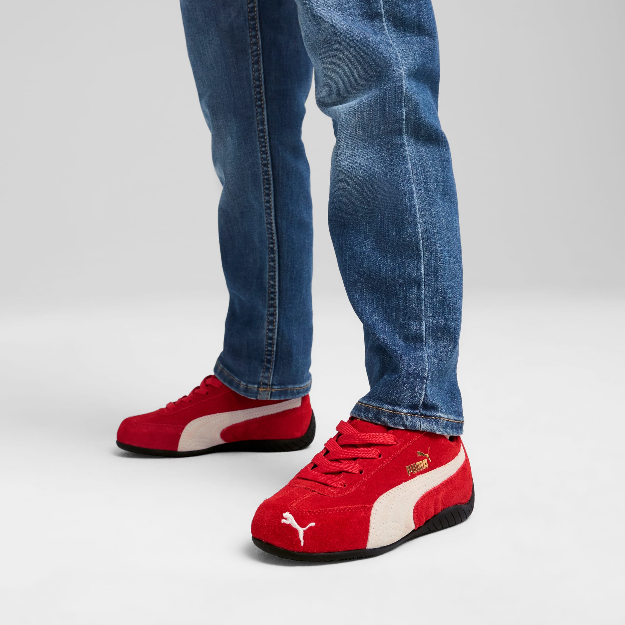 Speedcat Sneakers Kids – For All Time Red-PUMA White