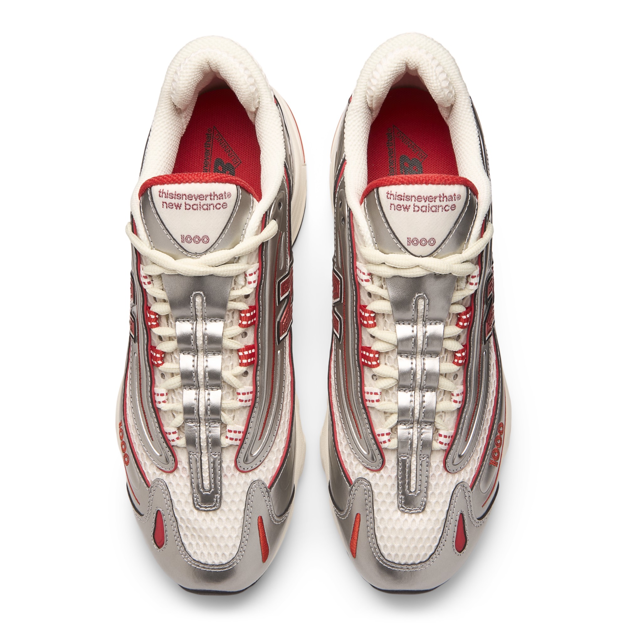 Thisisneverthat x New Balance 1000 – Silver with Valiant Poppy