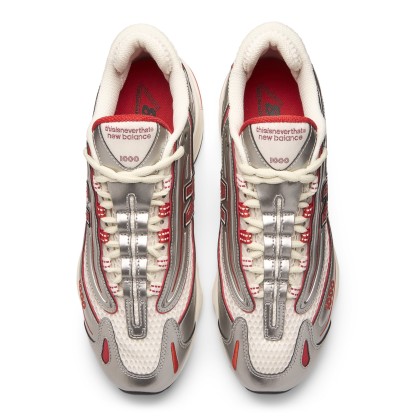 Thisisneverthat x New Balance 1000 – Silver with Valiant Poppy