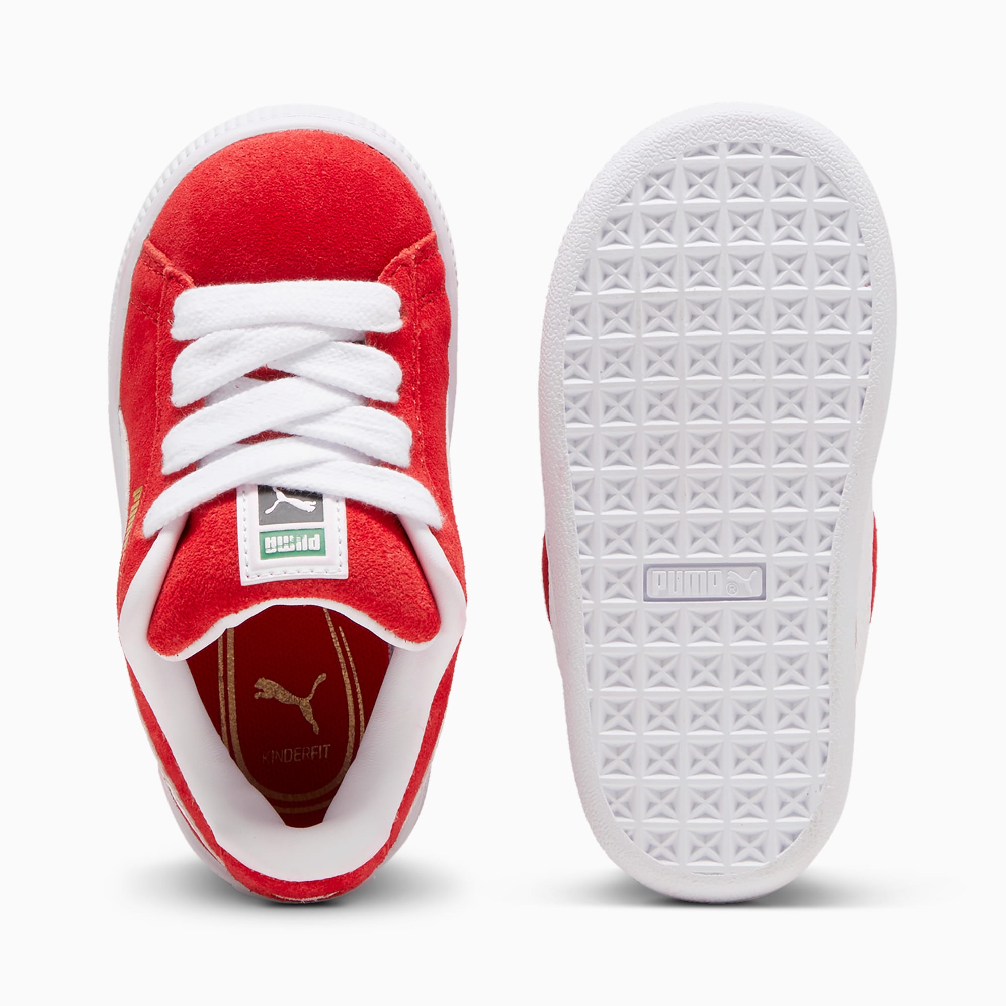 Suede XL Toddlers' Sneakers – For All Time Red-PUMA White