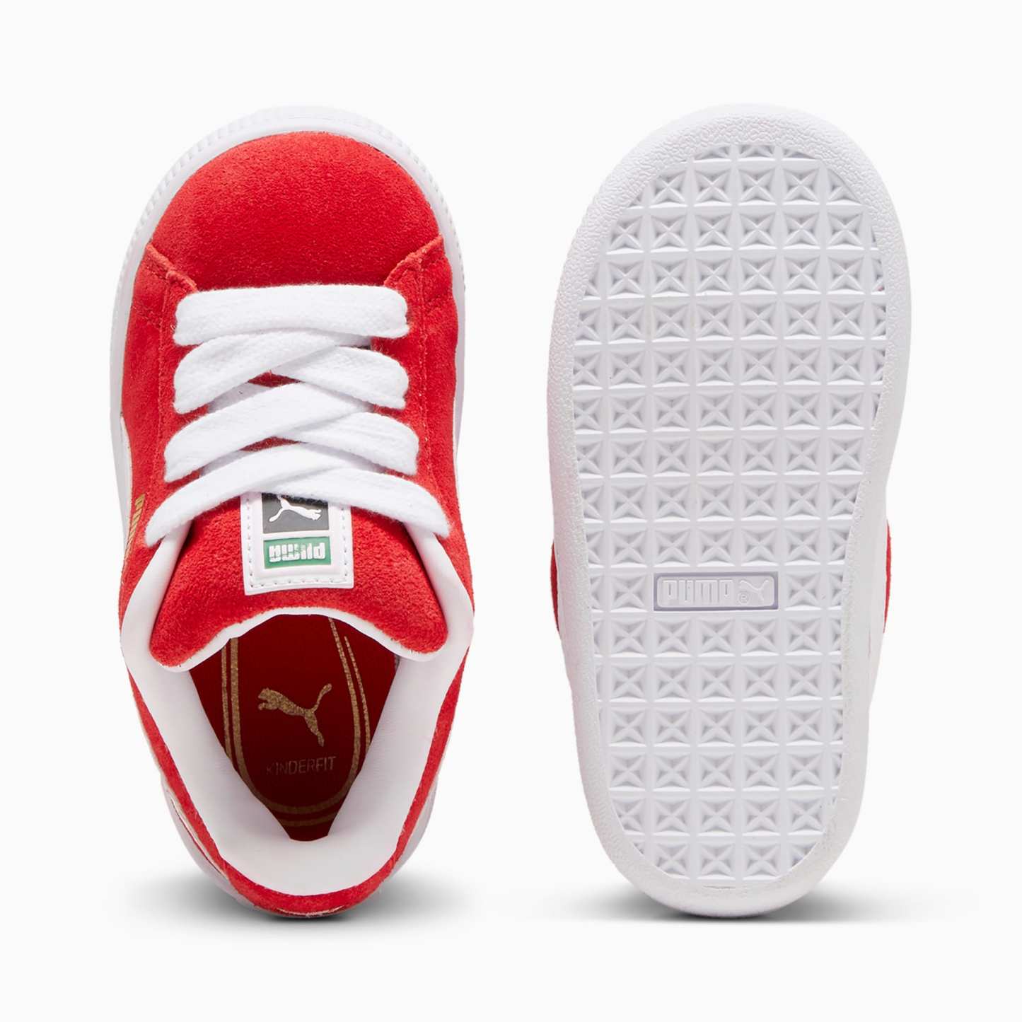 Suede XL Toddlers' Sneakers – For All Time Red-PUMA White