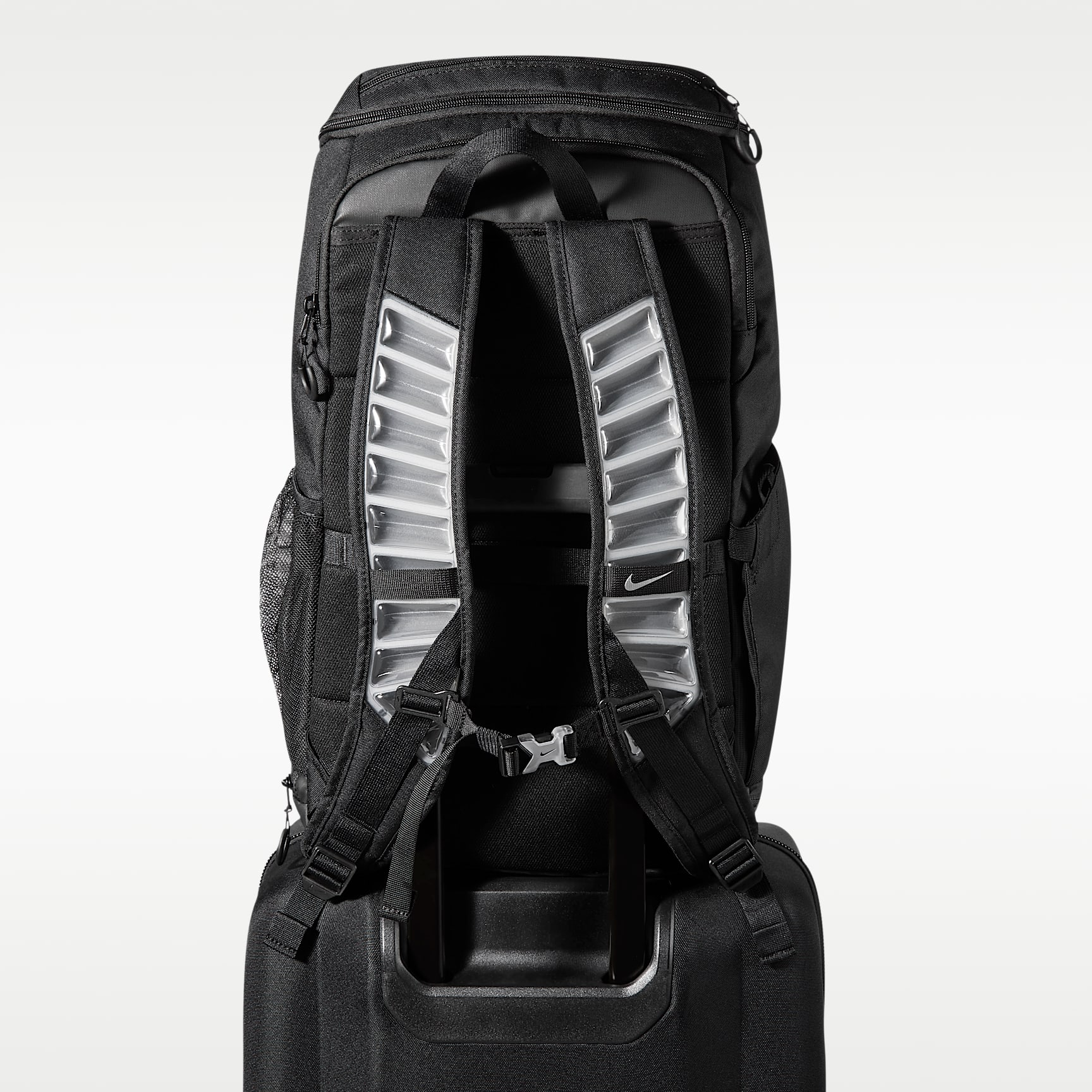 Nike Varsity Elite Backpack (32L) – Black/Black/Metallic Silver