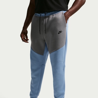 Nike Tech Men's Fleece Joggers – Work Blue/Cool Grey/Black