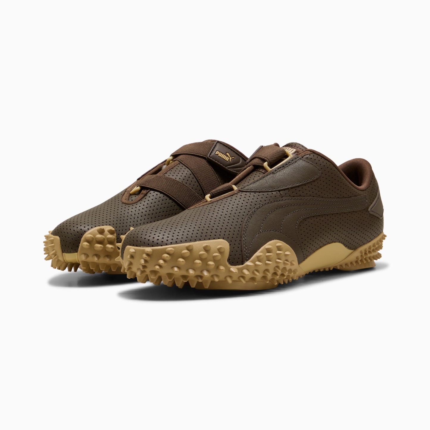 Mostro Perforated Sneakers Unisex – Chocolate-Sand Dune