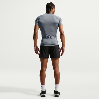 Nike Pro Men's Dri-FIT Tight Short-Sleeve Fitness Top – Smoke Grey/Black