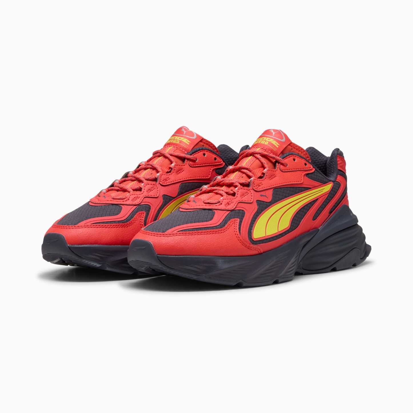 PUMA Fade Ripstop Sneakers Unisex – Red Glamour-Galactic Gray-Lemon Crush