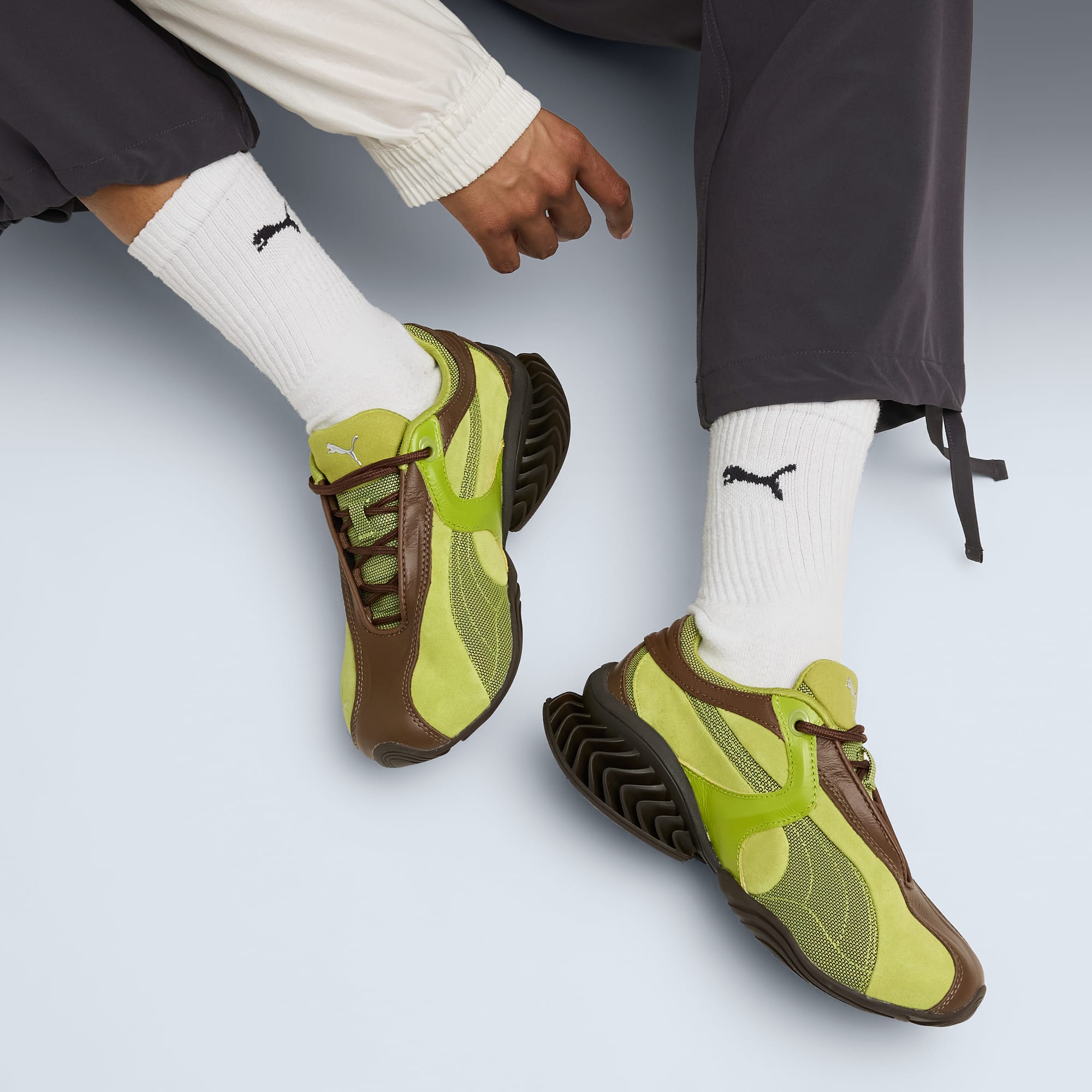CELL GEO 1 Sneakers Unisex – Russet Brown-Tart Apple