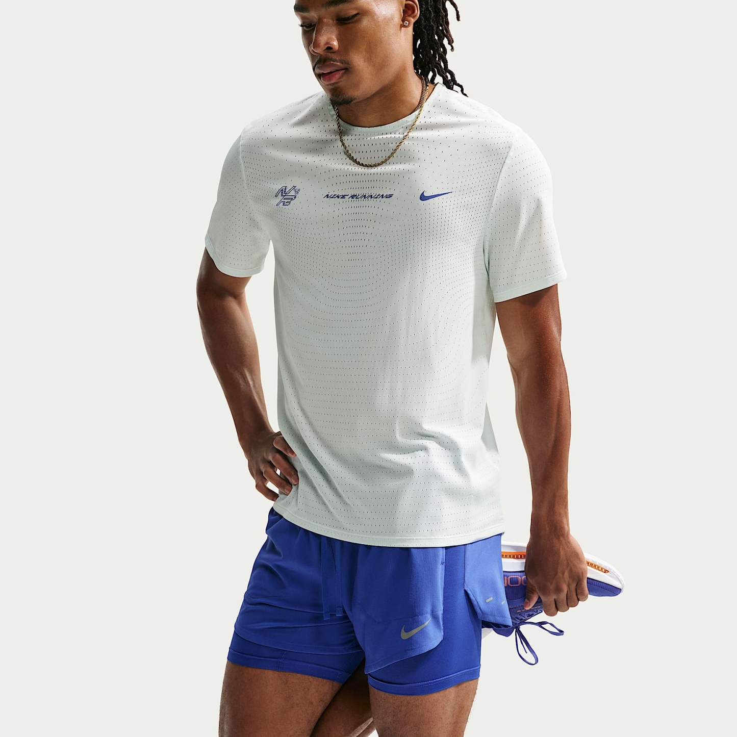 Nike Stride Men's Dri-FIT 13cm (approx.) Hybrid Running Shorts – Lapis