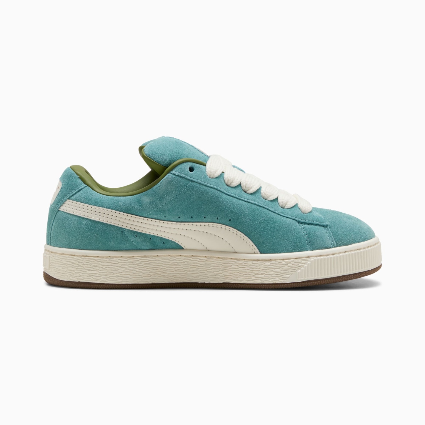 Suede XL Sneakers Unisex – Baltic Sea Blue-Warm White