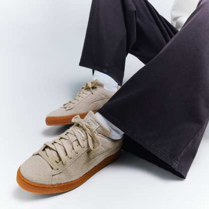 Suede Forever Sneakers Unisex – Silver Fog-Gum