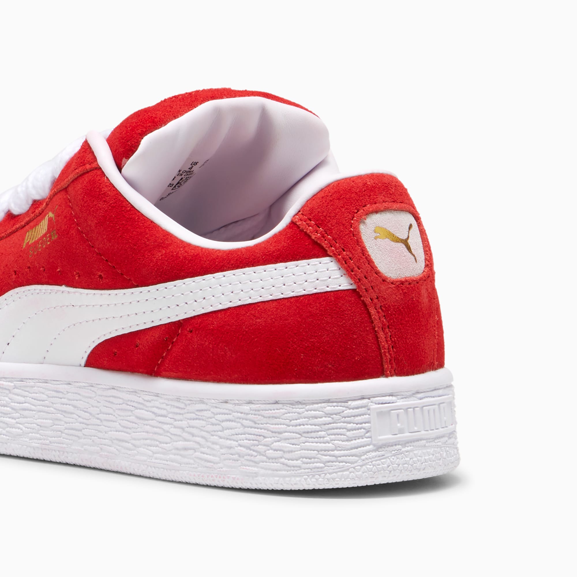 Suede XL Youth Sneakers – For All Time Red-PUMA White