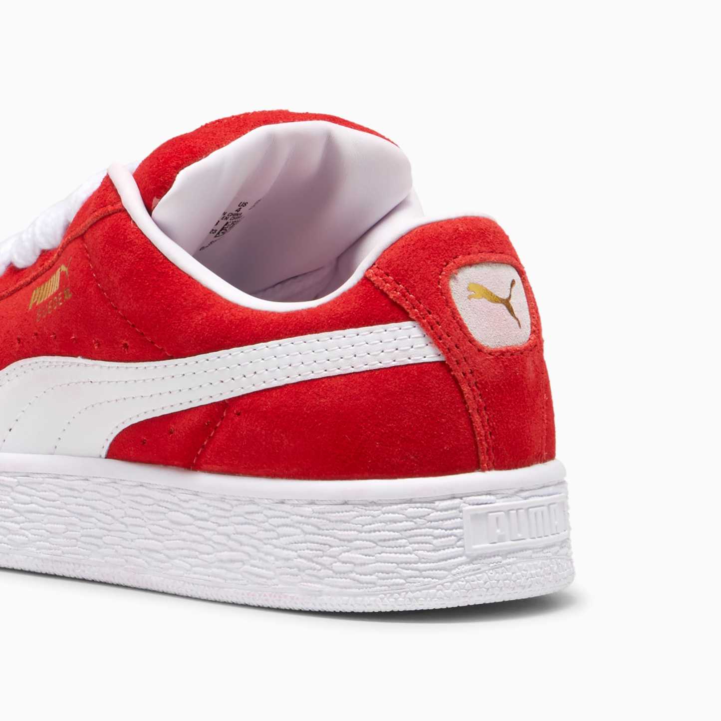Suede XL Youth Sneakers – For All Time Red-PUMA White