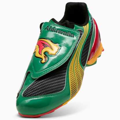 PUMA x AHLUWALIA V-S1 Sneakers Unisex – Archive Green-Yellow Sizzle-PUMA Black-Candy Apple