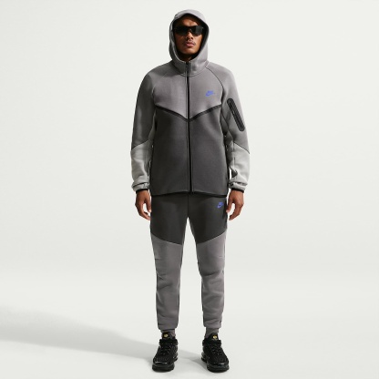 Nike Tech Men's Fleece Windrunner Full-Zip Jacket – Pencil Point/Medium Ash/College Grey/Sapphire