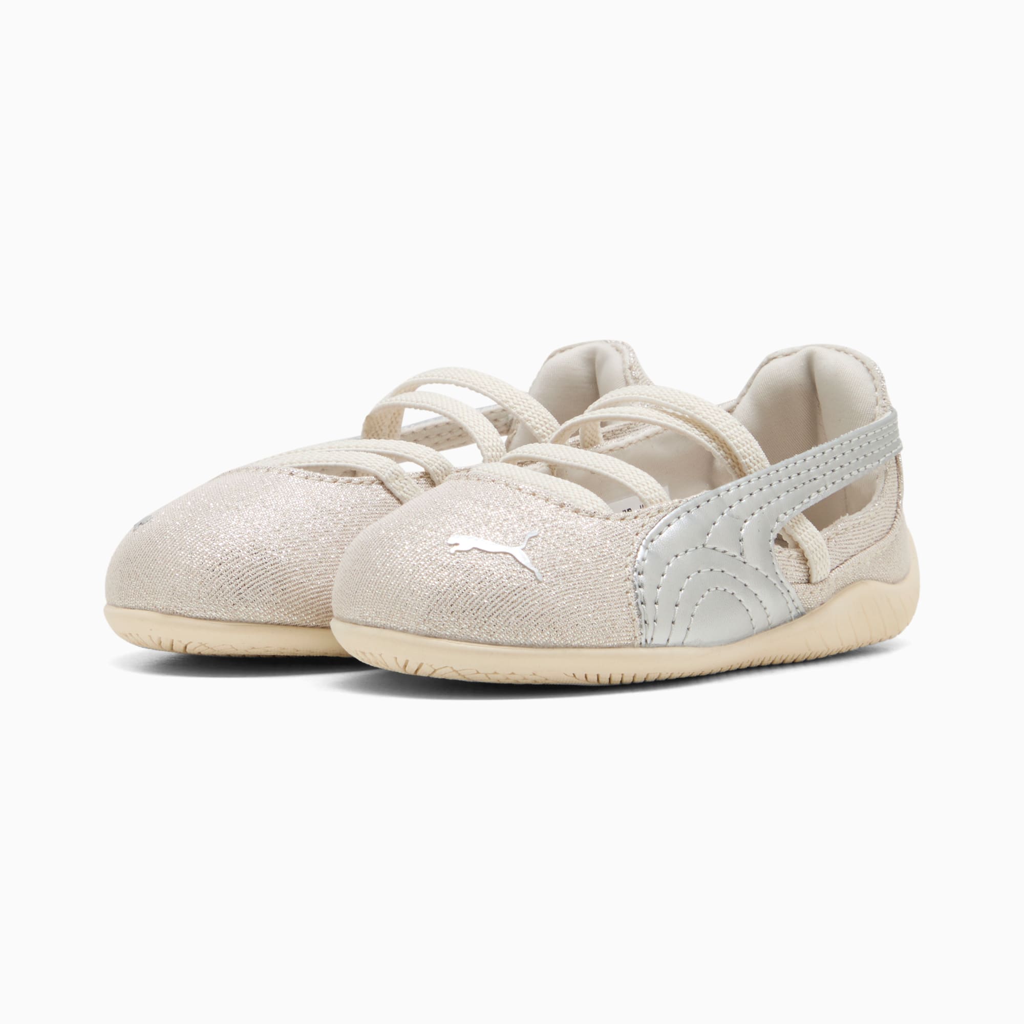 Speedcat Ballet Let It Shine Sneakers Toddlers – Silver Fog-Alpine Snow
