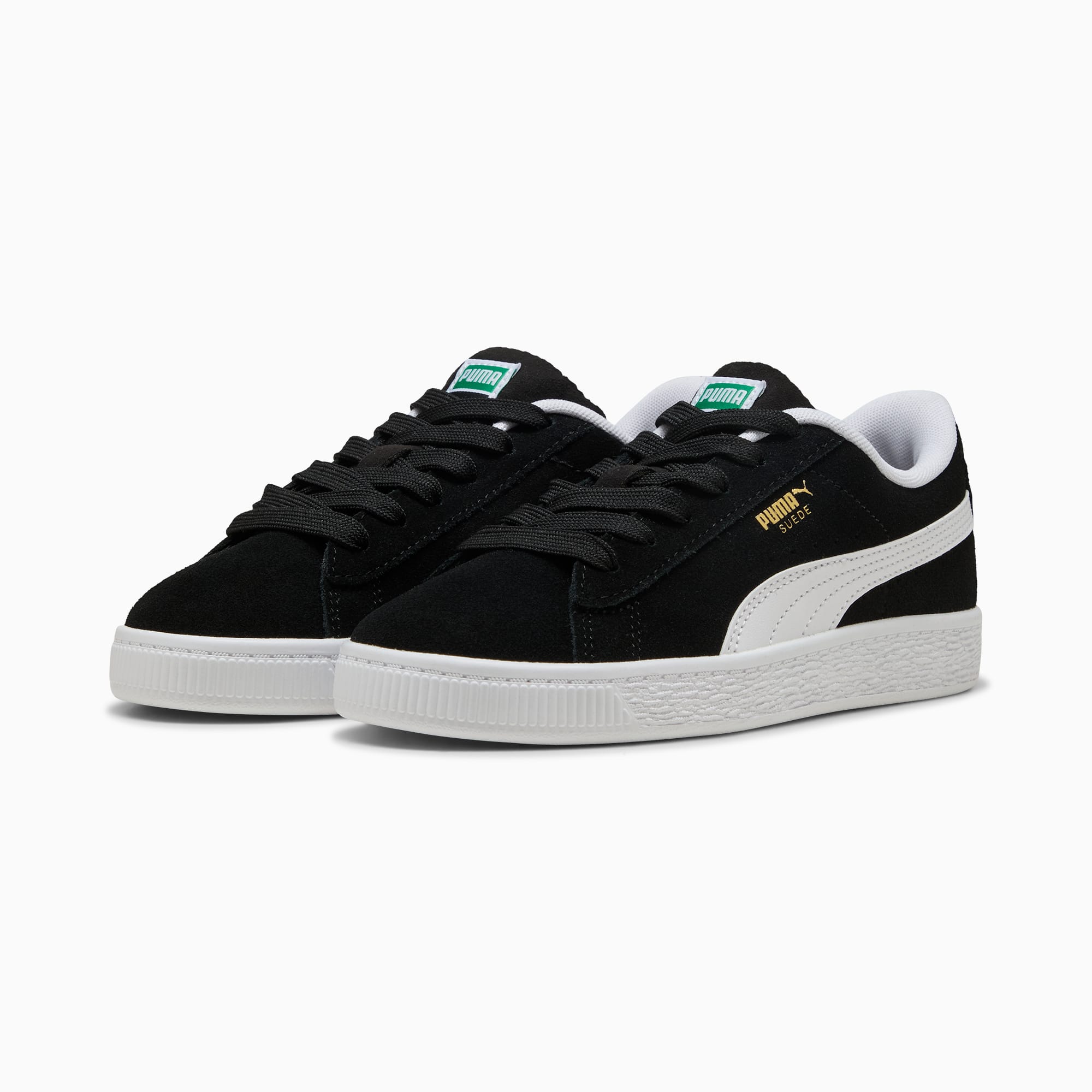 Suede Classic Sneakers Kids – PUMA Black-PUMA White