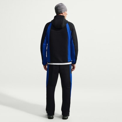 Nike Tech Men's Colour-Block Full-Zip Fleece Windrunner Jacket – Black/Old Royal/Black