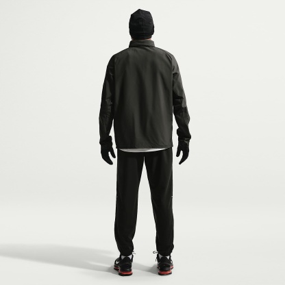 Nike Miler Men's Repel UV Protection Running Jacket – Black/Black