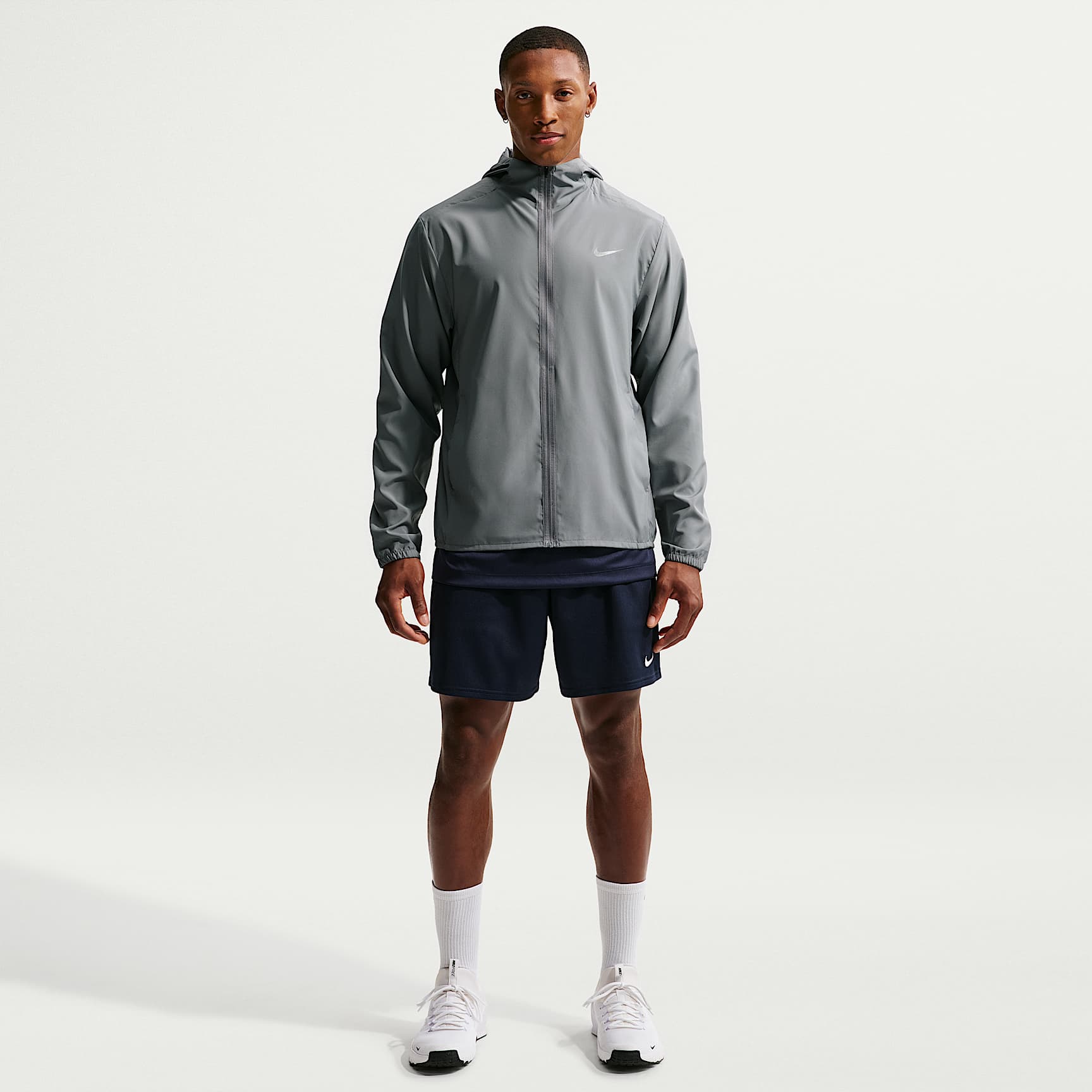 Nike Form Men's Dri-FIT Hooded Versatile Jacket – Smoke Grey