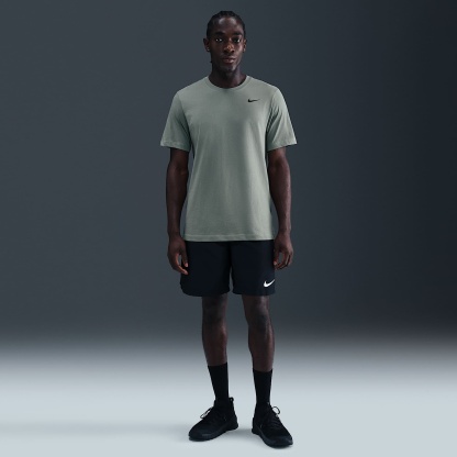 Nike Dri-FIT Men's Fitness T-Shirt – Clay Green/Black