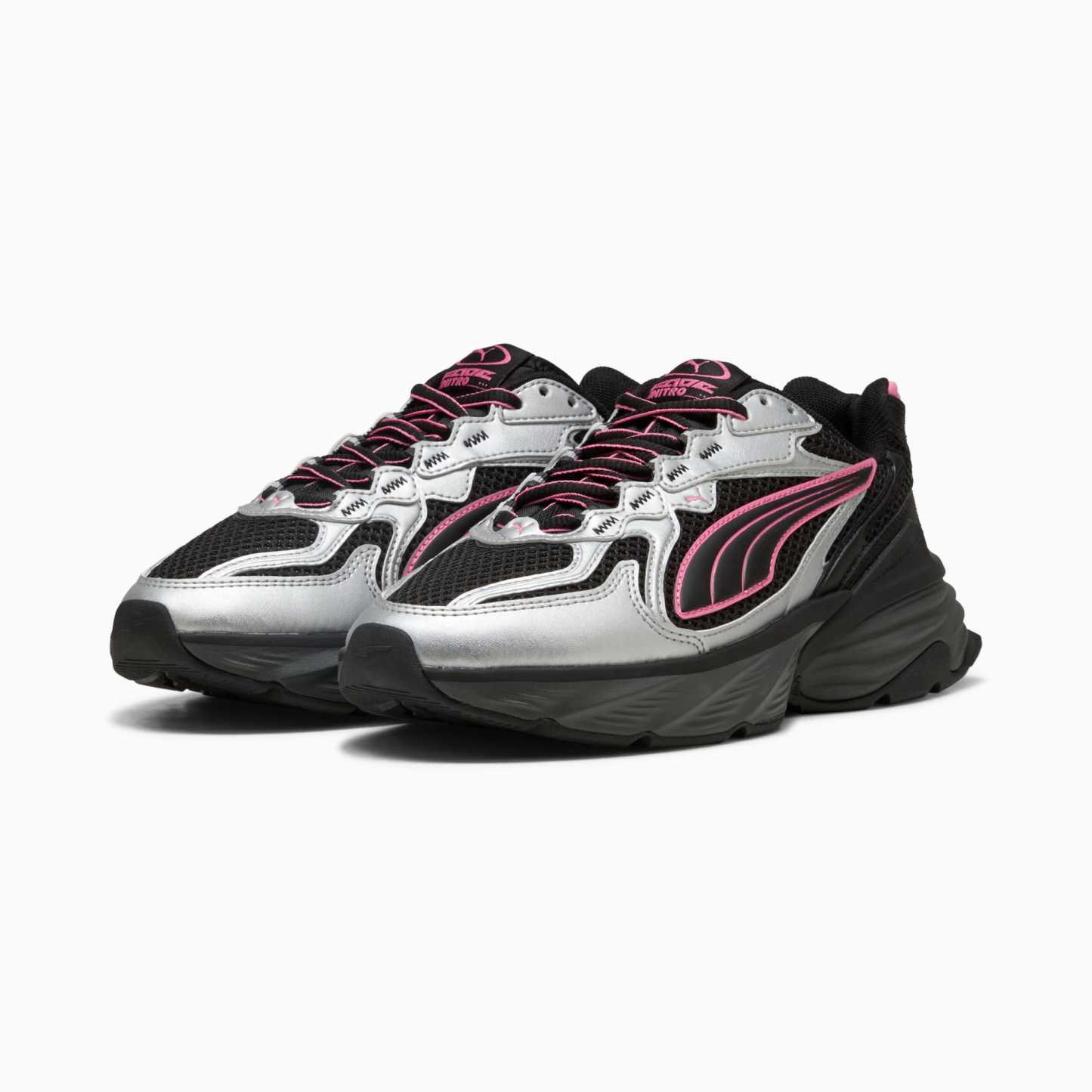 PUMA Fade Sneakers Unisex – PUMA Silver-PUMA Black-Strawberry Burst