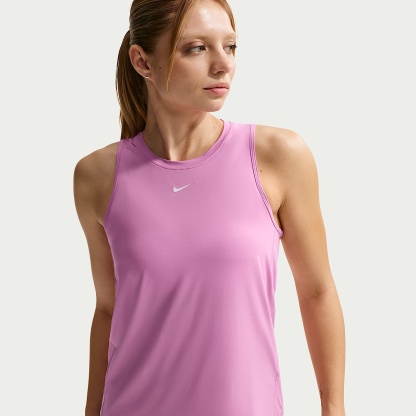 Nike One Classic Women's Dri-FIT Tank Top – Light Magenta/White