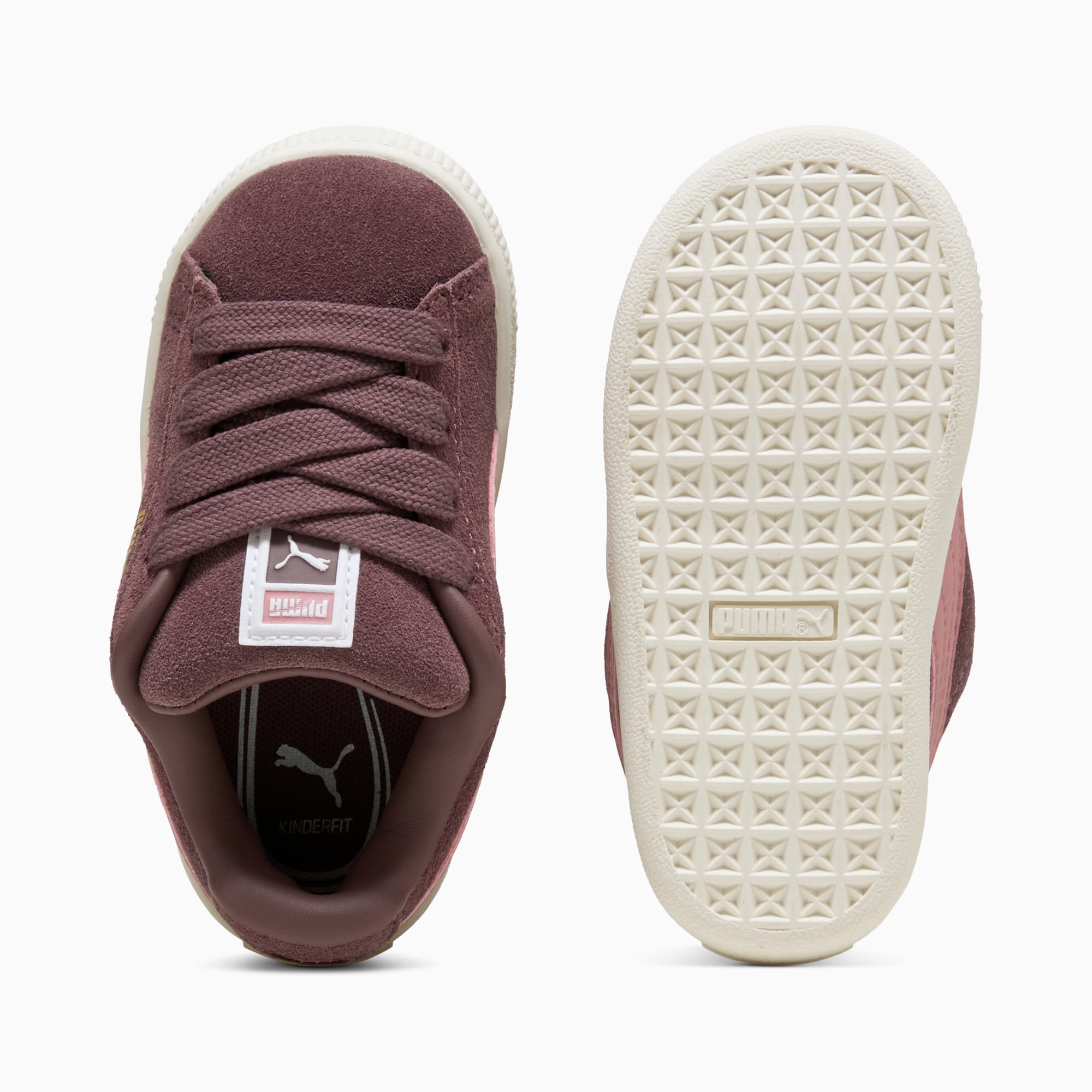 Suede XL Toddlers' Sneakers – Rich Cocoa-Dusky Rosewood