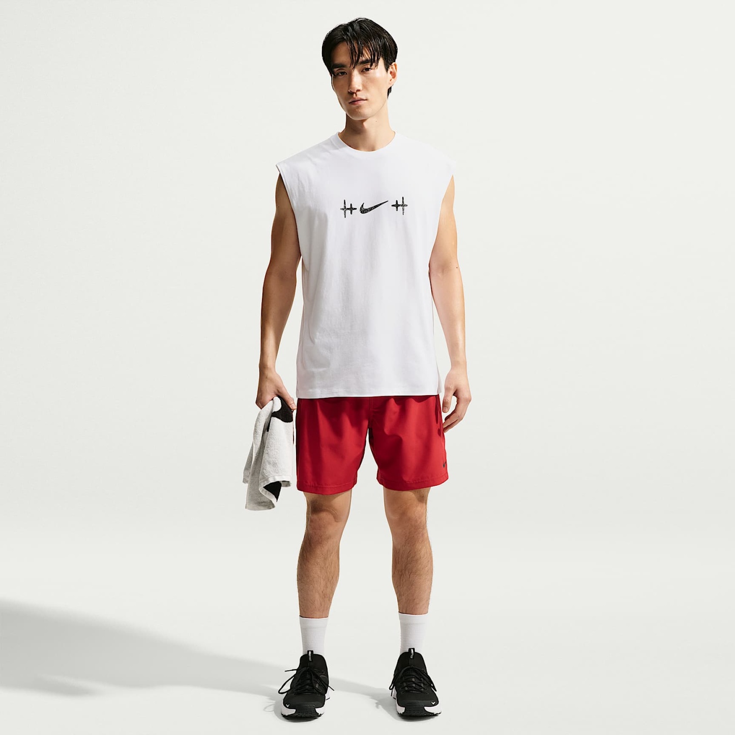 Nike N.A.C. Men's Sleeveless T-Shirt – White/Black