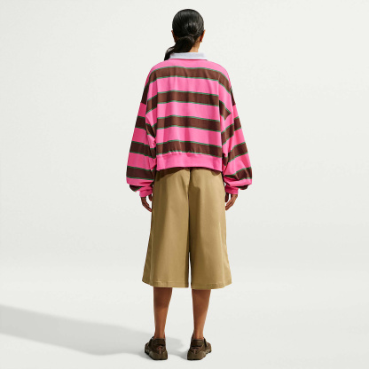 Nike Sportswear  Women's 1/4-Zip Sweatshirt – Pinksicle/Pine Green/Cacao Wow