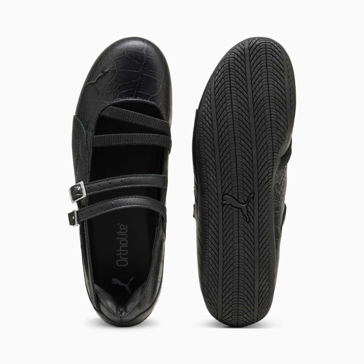 Speedcat Ballet Croc Print Sneakers Women – PUMA Black-Cool Dark Gray