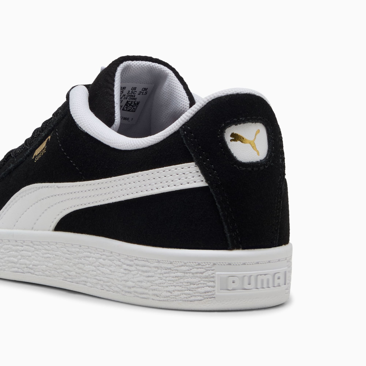 Suede Classic Sneakers Kids – PUMA Black-PUMA White