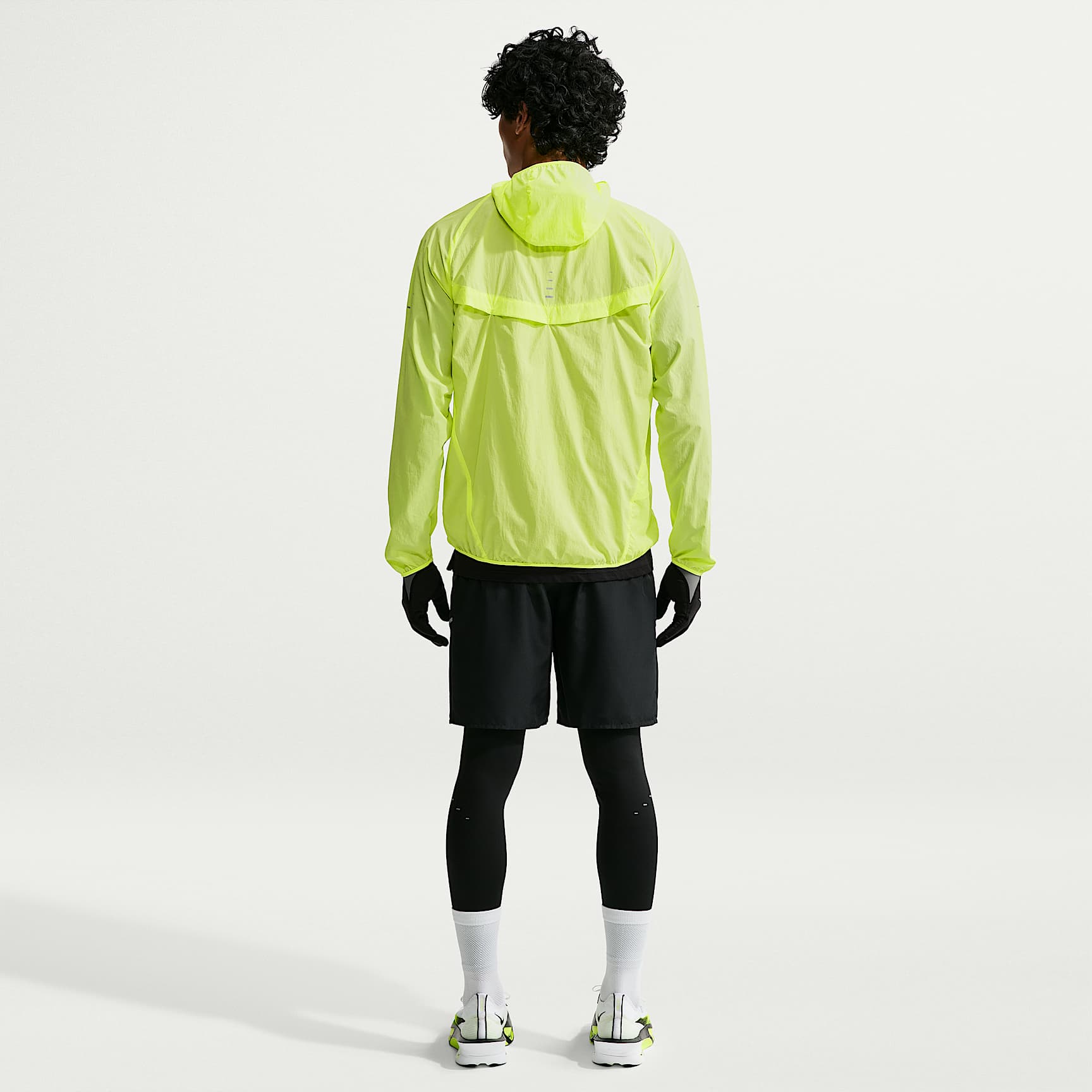 Nike Stride Men's Repel UV Running Jacket – Light Lemon Twist/Light Lemon Twist