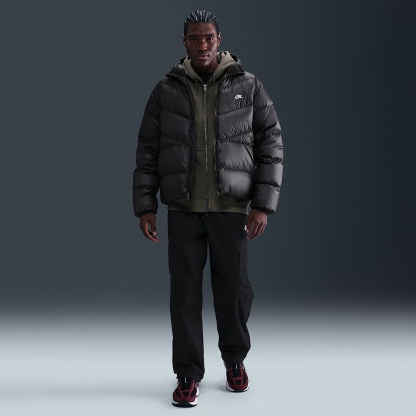 Nike Windrunner Men's Down Jacket – Black/Black/White