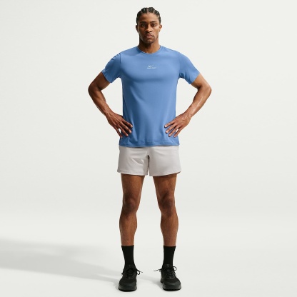 Nike Pro Men's Dri-FIT T-Shirt – Indigo Storm/White