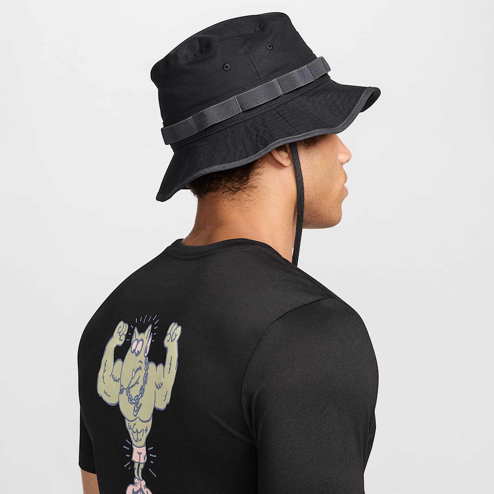 Nike Apex Dri-FIT Bucket Hat – Black/Anthracite/Anthracite/Anthracite