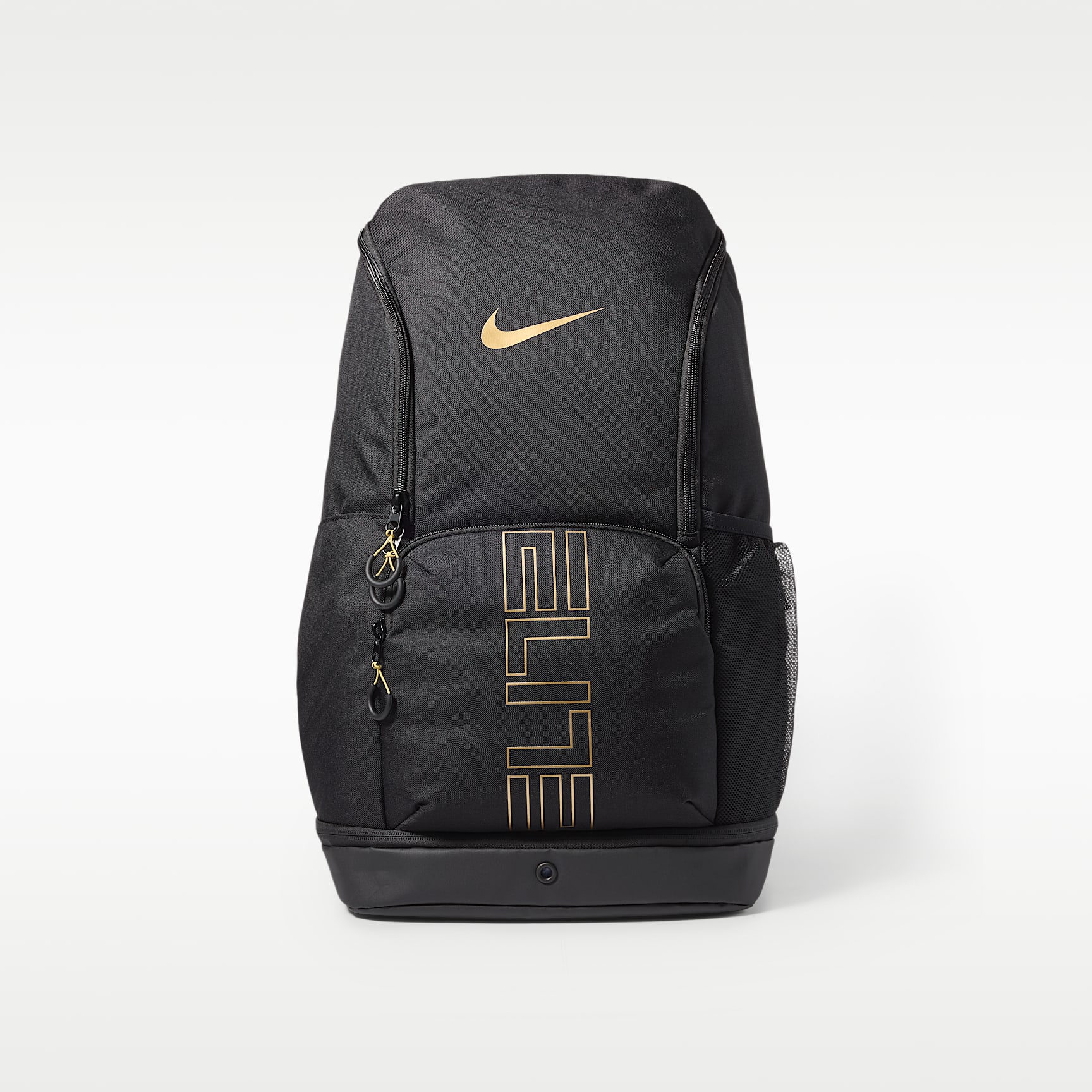 Nike Varsity Elite Backpack (32L) – Black/Black/Metallic Gold