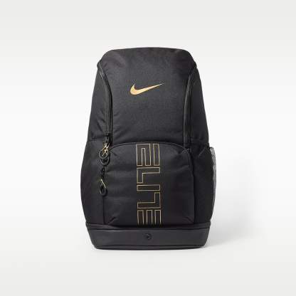 Nike Varsity Elite Backpack (32L) – Black/Black/Metallic Gold