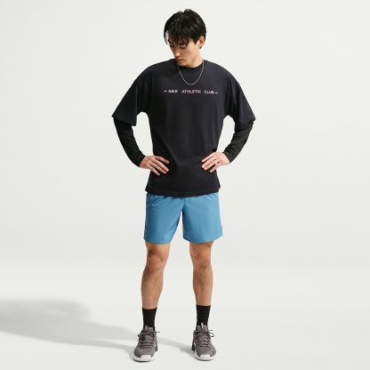 Nike N.A.C. Men's Oversized T-Shirt – Black/Purple Smoke