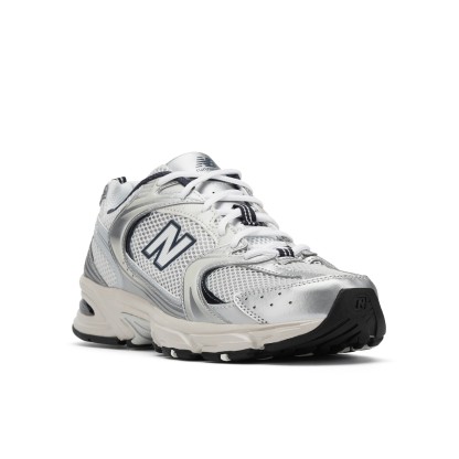 530 – SILVER METALLIC with SUMMER FOG and NB Navy
