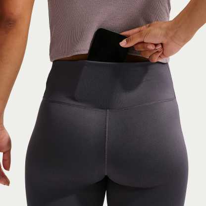 Nike One Women's High-Waisted 12.5cm (approx.) Biker Shorts – Gridiron/White