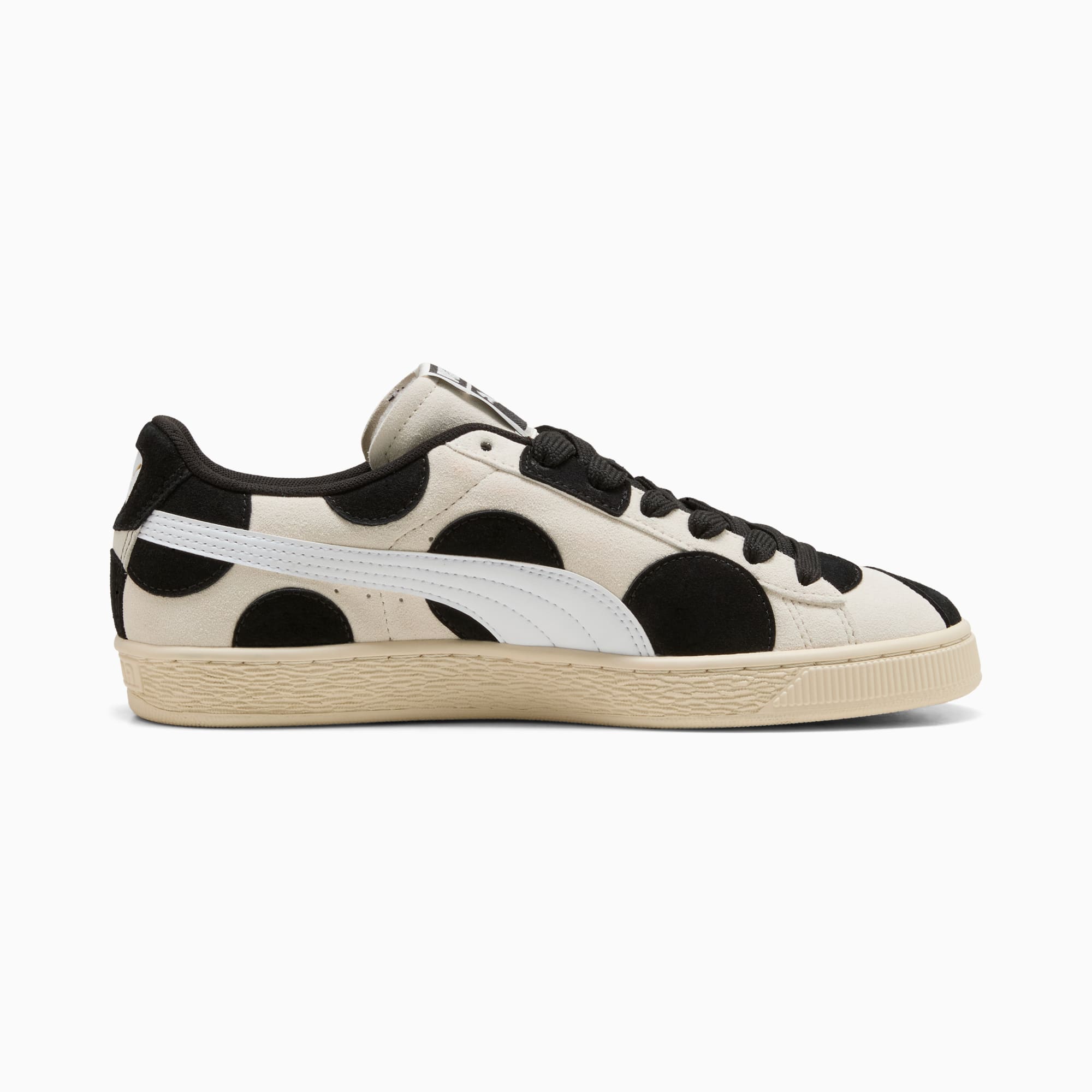 Suede Printed Sneakers Unisex – Alpine Snow-PUMA Black