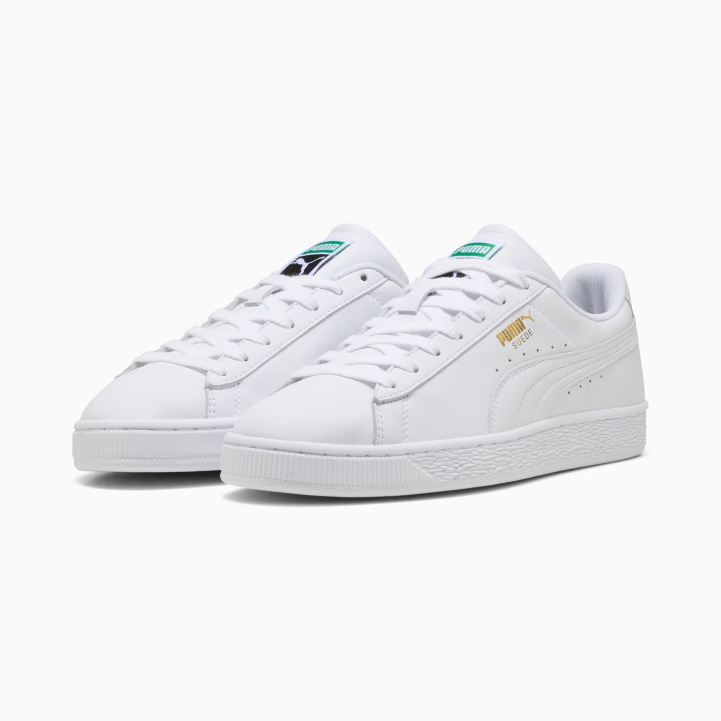 Suede Sneakers Unisex – PUMA White-Archive Green