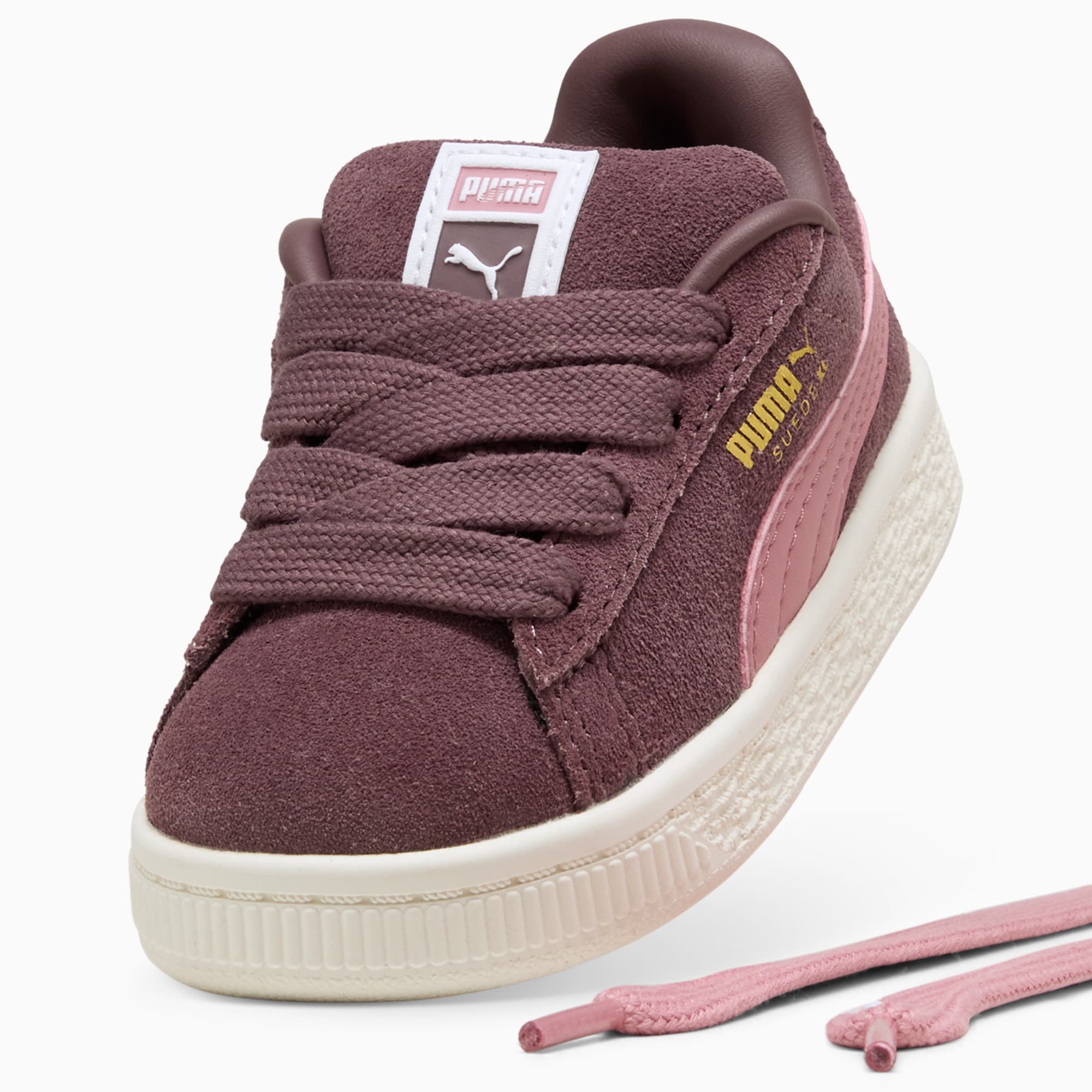 Suede XL Toddlers' Sneakers – Rich Cocoa-Dusky Rosewood