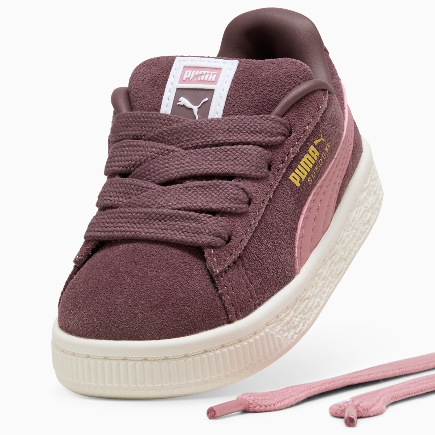 Suede XL Toddlers' Sneakers – Rich Cocoa-Dusky Rosewood