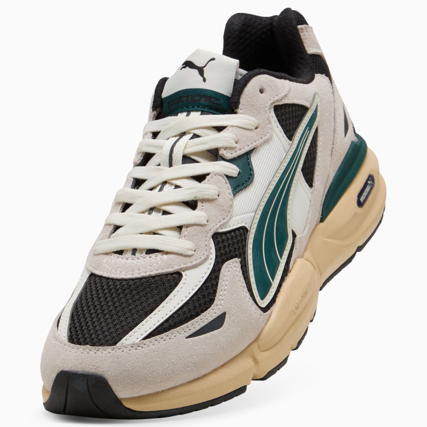 Fade LT Sneakers Unisex – PUMA Black-Warm White-Dark Green