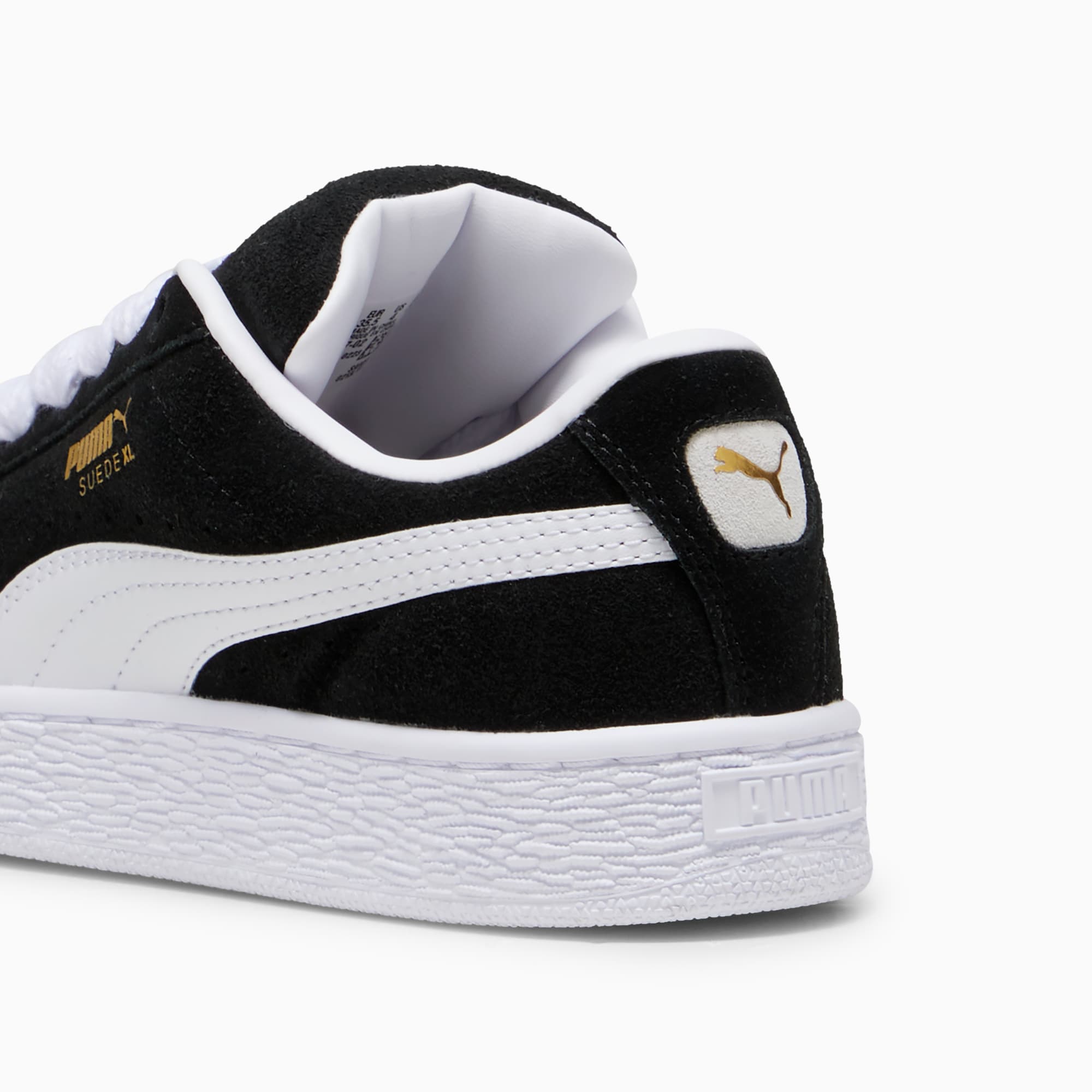 Suede XL Youth Sneakers – PUMA Black-PUMA White
