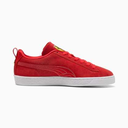 Ferrari Suede OG Sneakers Unisex – Rosso Corsa-PUMA White