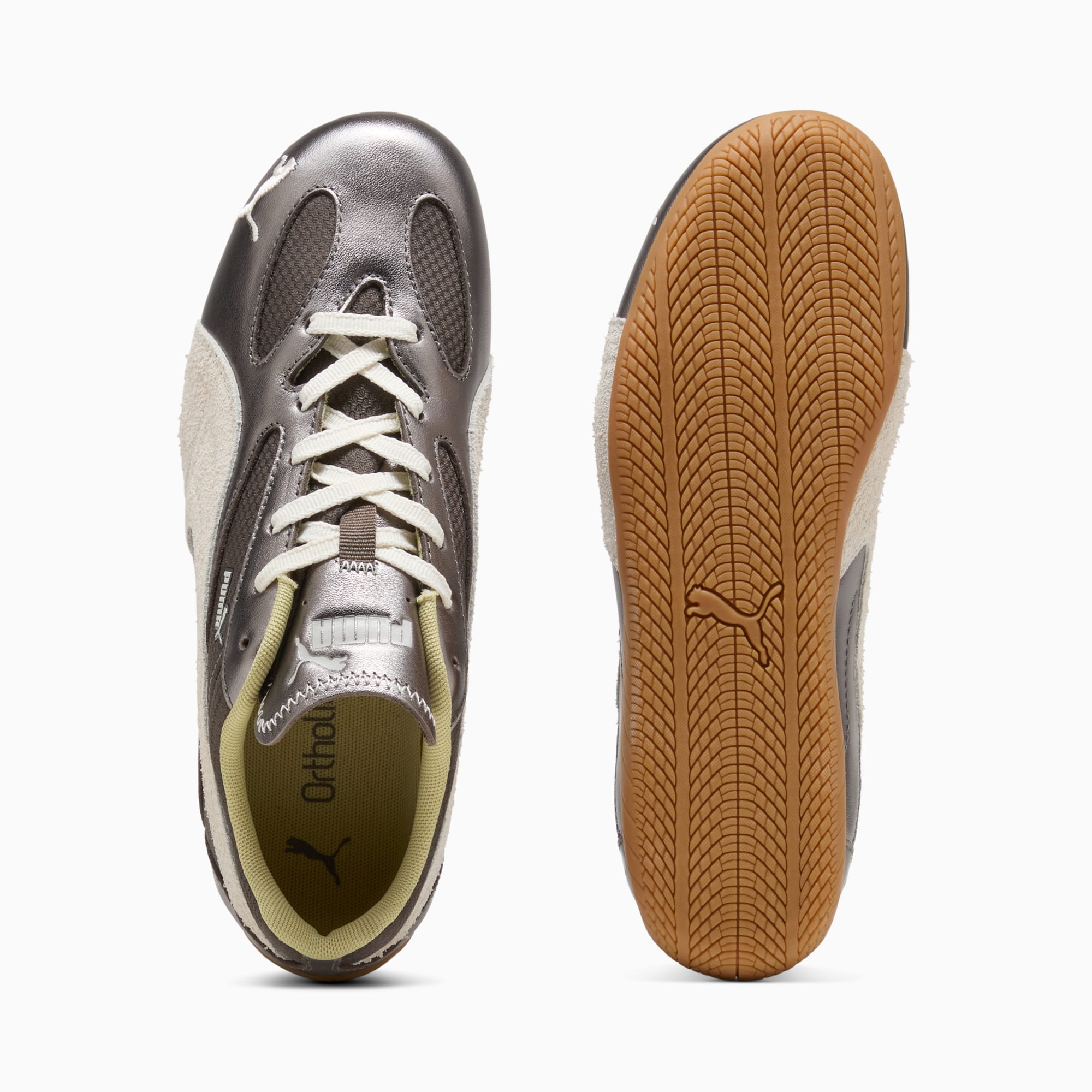 Speedcat Lou Metallic Sneakers Women – Matte Bronze-Gum