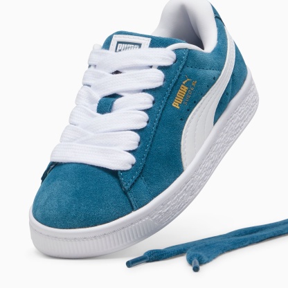 Suede XL Kids' Sneakers – Ocean Tropic-Warm White