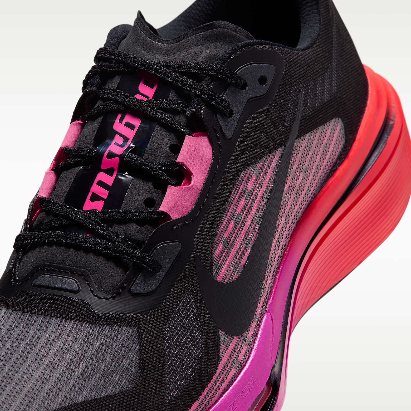 Nike Pegasus Plus 2 Women's Road-Running Shoes – Black/Hyper Pink/Laser Crimson/Black